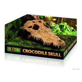   Hagen Exo Terra Crocodile Skull - krokodilkoponya formájú búvóhely, dekoráció hüllők részére (12x22x8cm)