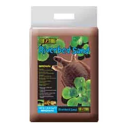 Exo-Terra Riverbed Sand Brown - Folymi homok (barna) 4,5kg
