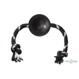 Kong® Toy Extreme kötéllel és labdával fekete 523030
