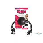 Kong® Toy Extreme kötéllel és labdával fekete 523030