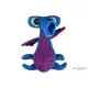 Kong® Toy Woozles Alien kék és lila játékfigura 22cm 521044