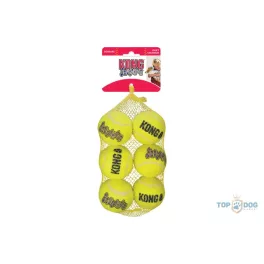 Kong® Toy SqueakAir® Sárga labda M 6db 520470
