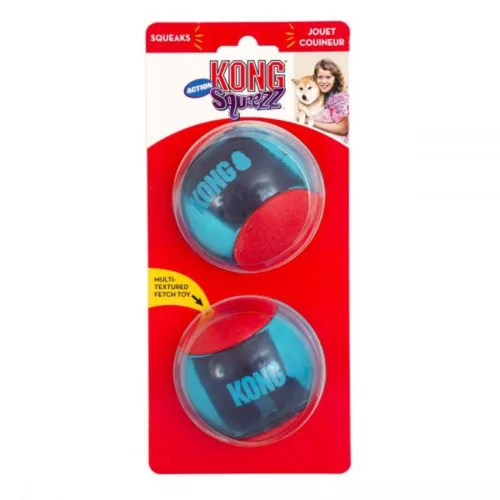 KONG Squeezz Action Red L 2db/csomag