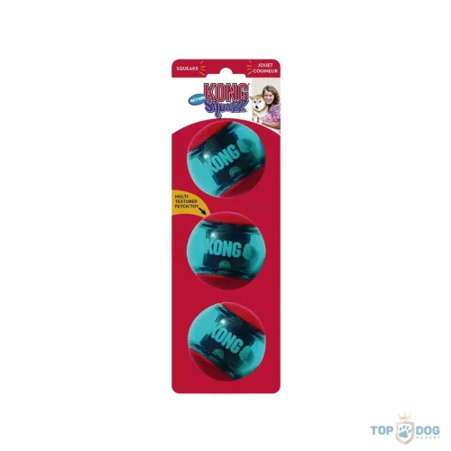 KONG Squeezz Action Red S 3db/csomag