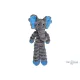 Kong Shakerz Shakers Elefánt XL szürke-kék 50cm 524698