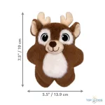 KONG Holiday Játék Snuzzle Rénszarvas S 19cm