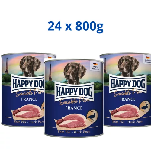 Happy Dog France konzerv Kacsa 24x800gr