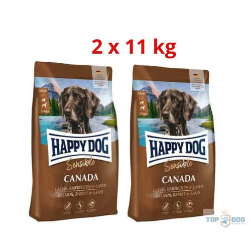 Happy Dog Sensible Canada Lazaccal 2x11kg