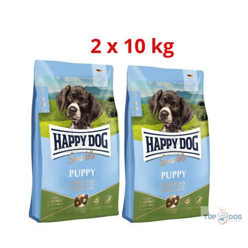 Happy Dog Puppy Lamb Rice 2x10kg