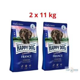 Happy Dog Sensible France Kacsával 2x11kg