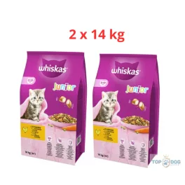 Whiskas Junior 2x14 kg