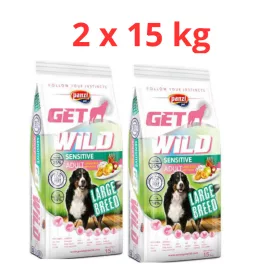   Panzi GetWild 2x15kg Adult LARGE BREED Sensitive Lamb (chicken&wheat free)