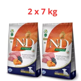   N&D Dog Grain Free Puppy Mini Bárány & Áfonya Sütőtökkel 2x7kg