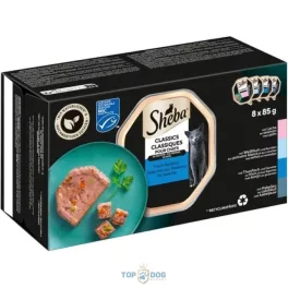 SHEBA alutálca Halas válogatás 8x85g