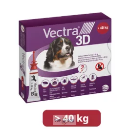   Vectra 3D rácsepegtető oldat óriástestű kutyáknak XL (40 kg felett) 3db/dob