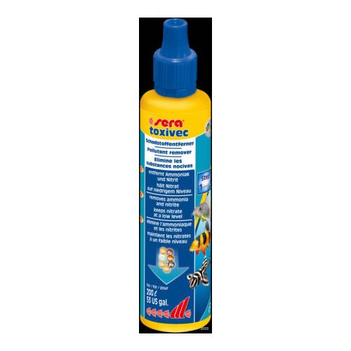 Sera Toxivec - vízelőkészítés és gondozás díszhalak részére (50ml)