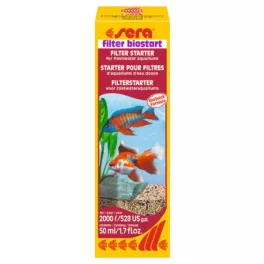   Sera Filter Biostart - vízelőkészítés és gondozás díszhalak részére (50ml)
