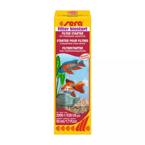 Sera Filter Biostart - vízelőkészítés és gondozás díszhalak részére (50ml)