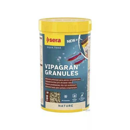 Sera Nature Vipagran - granulátum táplálék díszhalak számára (250ml/80g)