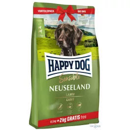 Happy Dog Sensible Neuseeland Bárány 12,5kg +2kg ajándék