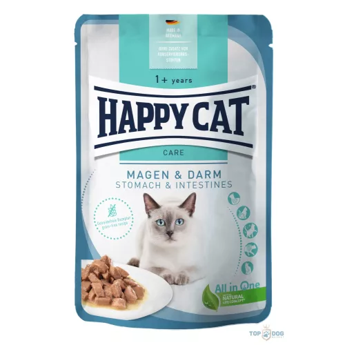 Happy Cat Care Stomach & Intestines érzékeny emésztésű macskáknak 85gr 