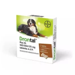   Drontal Plus 35kg felett Féreghajtó tabletta 2db/ doboz kutyáknak 