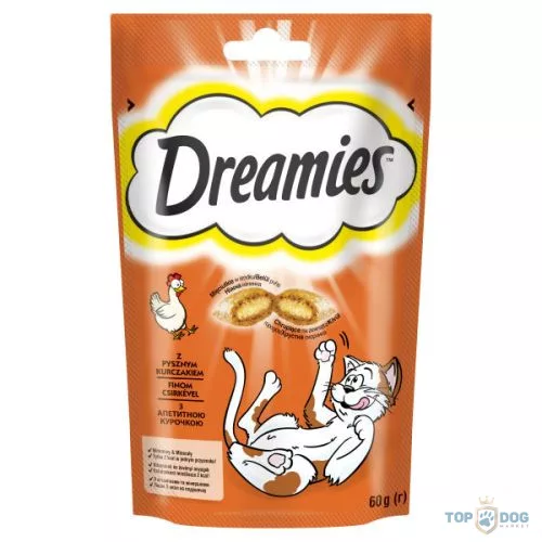Dreamies Jutalomfalat Csirkével 60g 