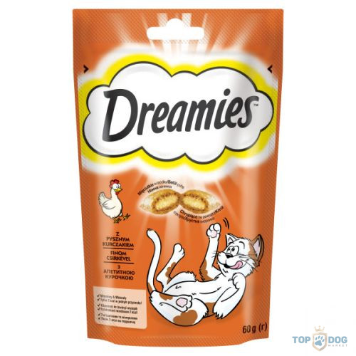 Dreamies Jutalomfalat Csirkével 60g 