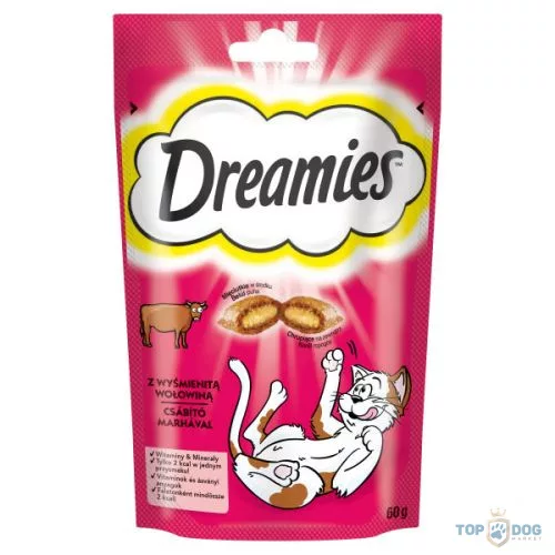 Dreamies Jutalomfalat Marhás 60g 