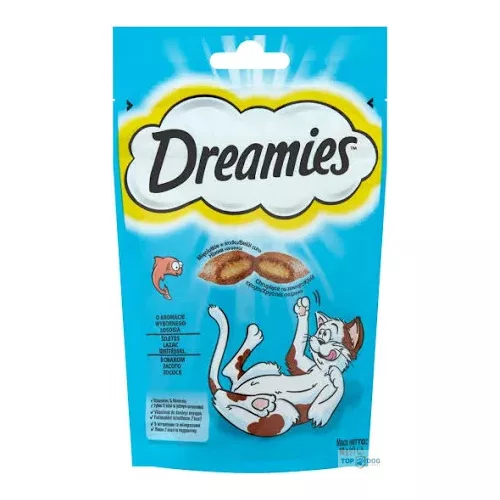 Dreamies Jutalomfalat Lazaccal 60g 