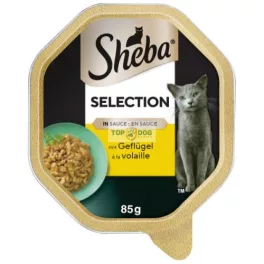 SHEBA alutálca 85g Szárnyas darabokkal