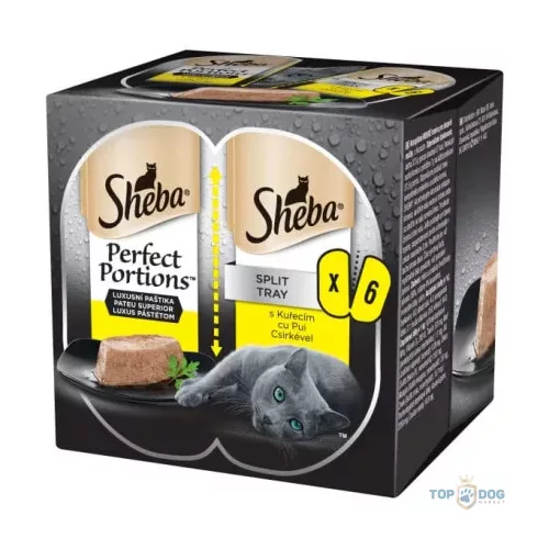 SHEBA Perfect Portions Csirke 6x37,5g