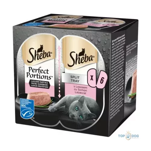 SHEBA Perfect Portions Lazac 6x37,5g