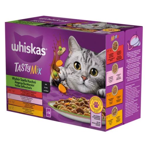 Whiskas Tasty Mix Chef's Choice Vegyes Válogatás 12X85G