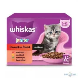 Whiskas Junior Klasszikus Válogatás 12*85gr