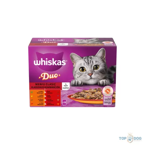Whiskas Duo klasszik zselé 12x85g