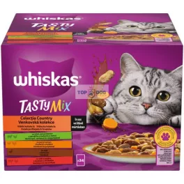 WHISKAS 24x85gr pouch Tasty Mix Country
