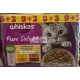 Whiskas PURE DELIGHT baromfi válogatás aszpikban 12x85g (9+3ajándék)