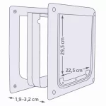 Kutyaajtó 2 irányú S-M 30 × 36 cm TRX 3878