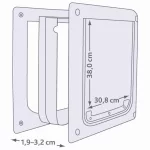 Kutyaajtó 2 irányú M–XL 39 × 45 cm TRX 3879