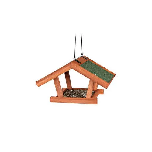 Kültéri etető madaraknak fából 30x18x28cm barna TRX 5568