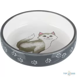 Kerámia tál cica mintás 0,3L/15cm TRX24784