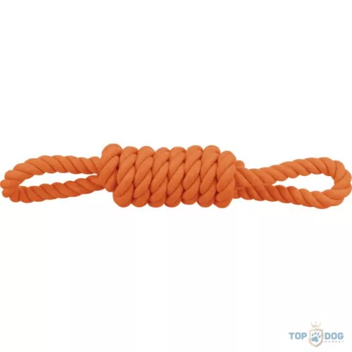 Játék kötél fonott 65cm narancssárga nagy-,és óriás testű kutyáknak TRX 32830