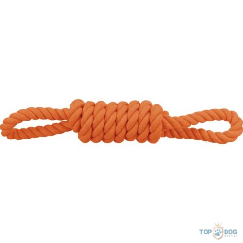 Játék kötél fonott 65cm narancssárga nagy-,és óriás testű kutyáknak trx32830