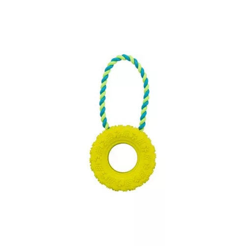 Kutya játék gumiabroncs egy kötélen 15/31cm TRX 33702
