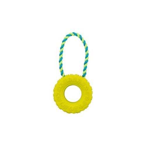 Kutya játék gumiabroncs egy kötélen 15/31cm Trixie 33702