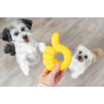 Latex kéz sárga 14cm TRX 35518