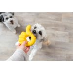 Latex kéz sárga 14cm TRX 35518