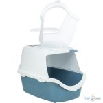 Macska Wc Vico FEDELES AKTÍV SZÉN SZŰRŐVEL  40*40*56cm Kék-Szürke/Fehér TRX 40341