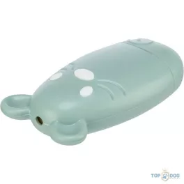 Játék lézer fény egér forma USB,7cm, zsálya 3 mód